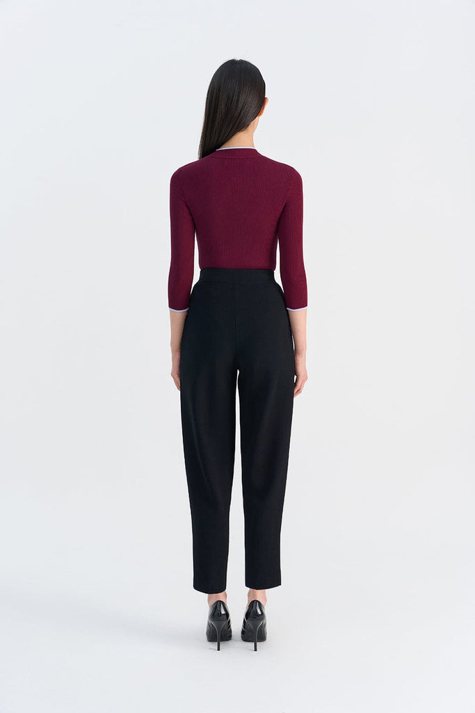 RVN Bodysuit S 모크넥 니트 바디수트